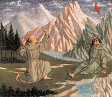  Francisco Lienzo - La estigmatización de San Francisco Renacimiento Domenico Veneziano